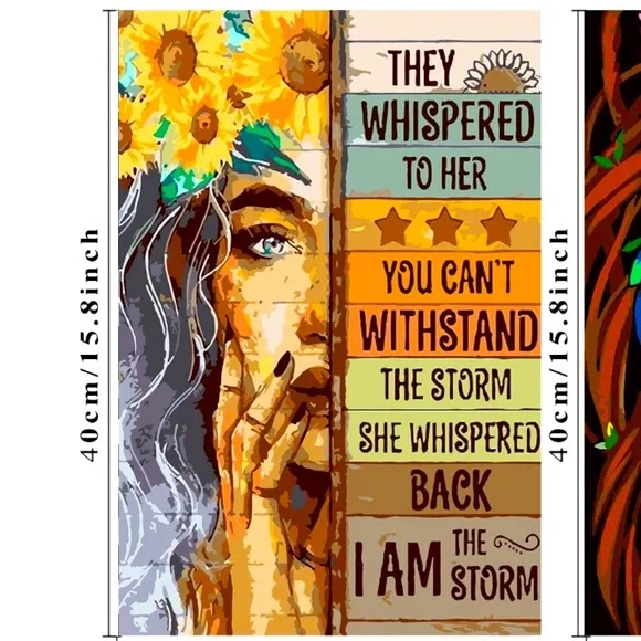 PAINT KIT! 12x16 canvas paint by number gift! - Picture 1 of 1